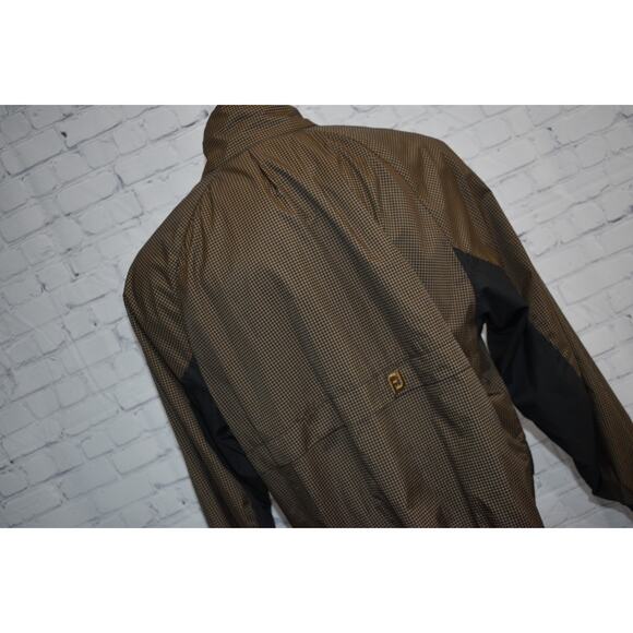 Footjoy Dryjoys Golf Pullover Jacket Mens Size XL Zip Tan Geometric Polyester - Picture 8 of 10